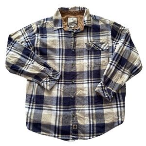 Legendary Whitetails The Original Buck Camp Plaid Flannel Shirt Men’s Large